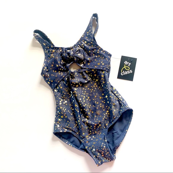 art class Other - ⭐️NWT Art Class Blue Gold Moon Star Swimsuit
